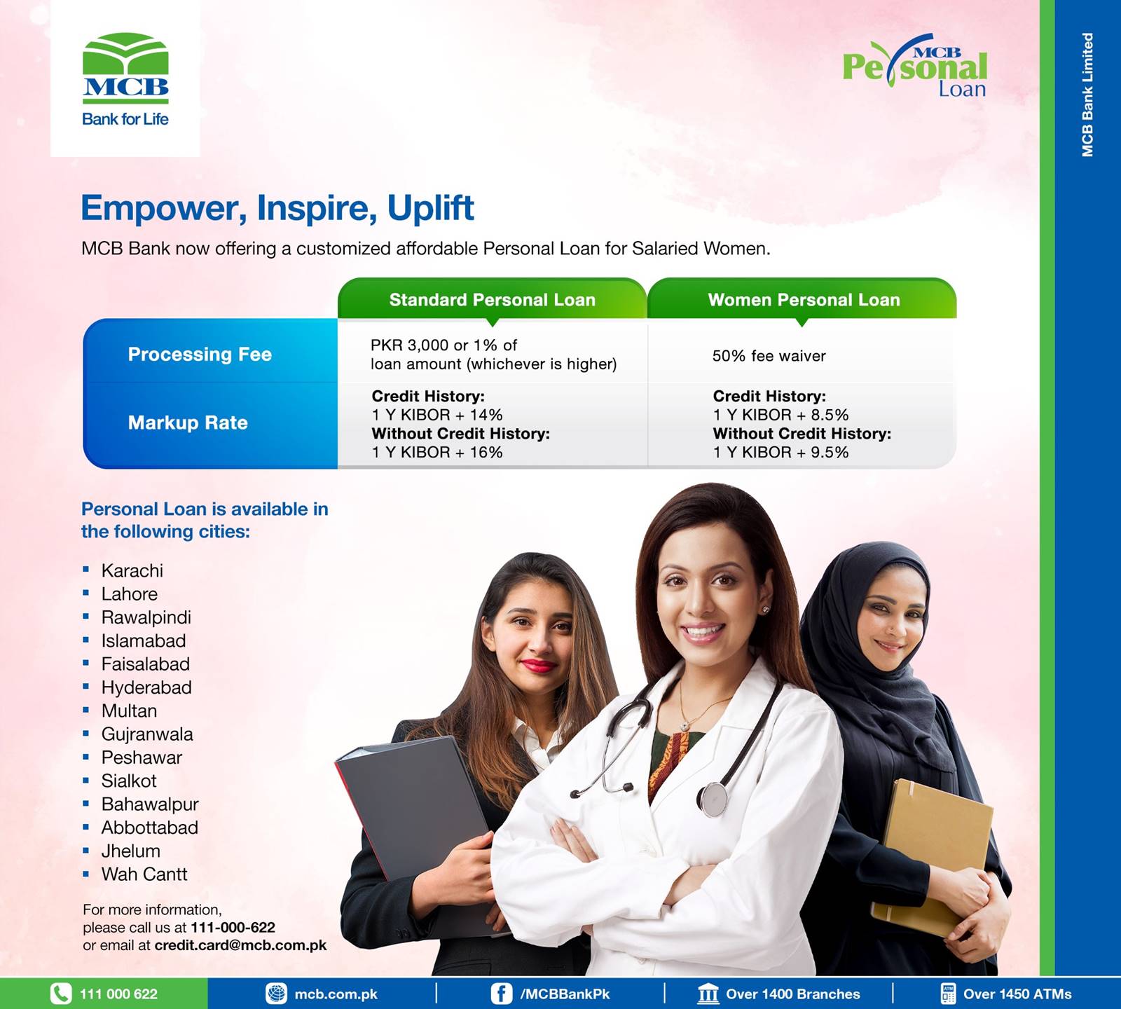 Pakistan MCB Bank Loan Scheme Online Apply Now